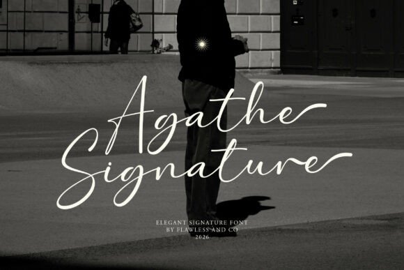 Agathe Signature: The Luxury Typeface for High-End Campaigns