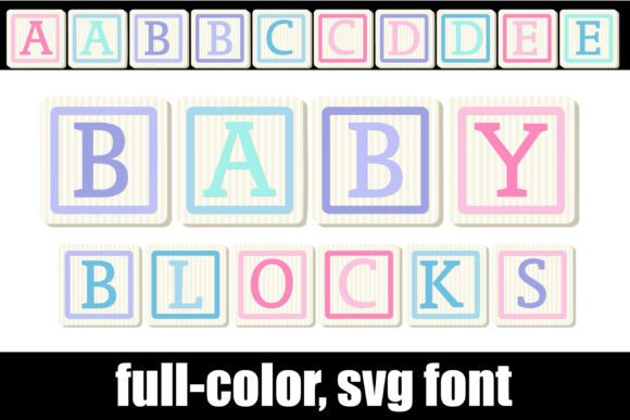 Baby Blocks: A Playful SVG Typeface for Campaign Design