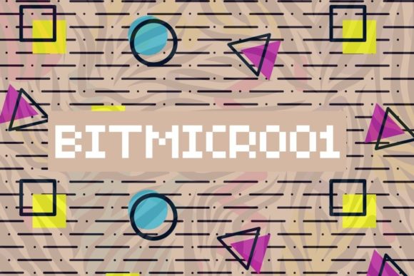 BitMicro01: The Pixel-Styled Display Font for Retro Branding