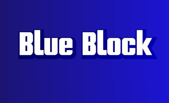 Blue Block Typeface Review: A Retro Gaming Font for Bold Branding