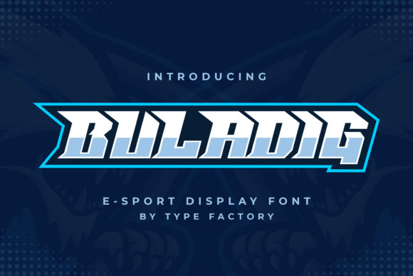 Buladig: A Bold Display Typeface for Gaming and Modern Branding