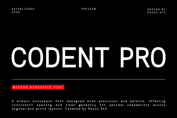 Codent Pro: The Ultimate Modern Sans Serif for Clean Design