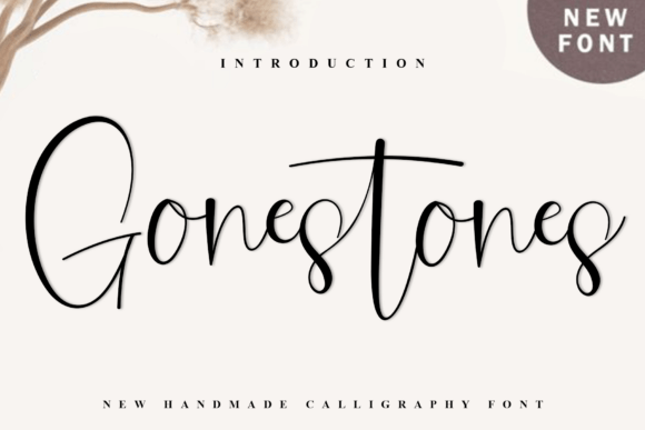 Gonestones: A Warm Script Handwritten Font for Makers