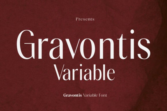 Gravontis: A Modern Serif Typeface for Premium Branding