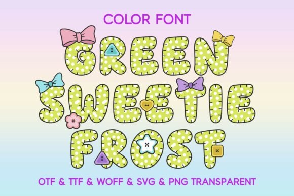 Green Sweetie Frost: The Perfect Color Font for Boutique Branding