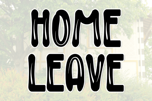 Home Leave Typeface Review for Elegant Brand Identity