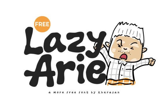 Lazy Arie Typeface: The Handmade Vibe for Casual Branding