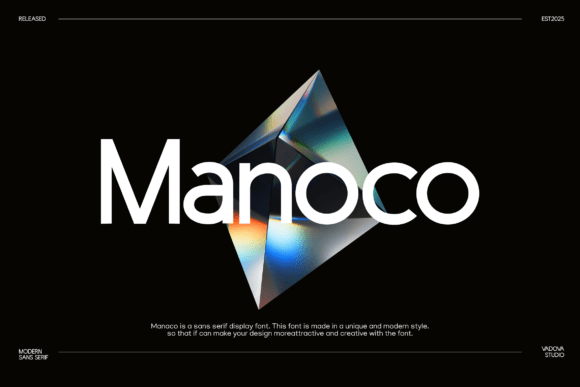 Manoco: The Premium Sans Serif Display Font for Modern Campaigns