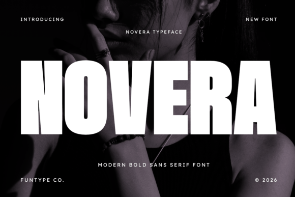 Novera: The Bold Sans Serif Font for Modern Brand Identity