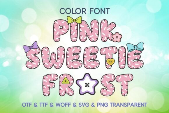 Pink Sweetie Frost: The Playful Pastel Typeface for Viral Campaigns