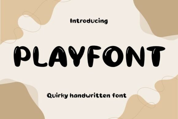 Playfont: The Handcrafted Typeface for Creative Makers