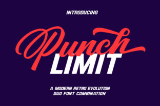 Punch Limit Duo: A Dynamic Font Pair for Bold Branding