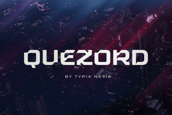 Quezord: A Bold Sans Serif for Futuristic Brand Identity