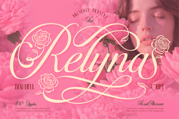 Relyna: The Elegant Script Handwritten Font for Romantic Branding