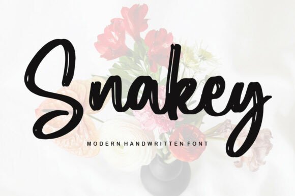 Snakey: The Sweet Handwritten Font for Engaging Campaign Visuals