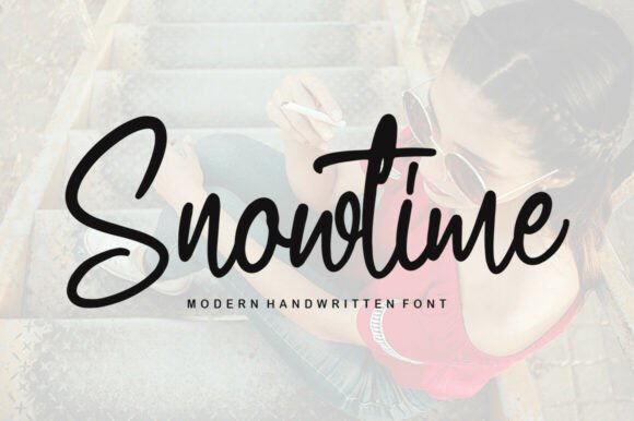 Snowtime: The Sweet Handwritten Font for Polished Brand Visuals