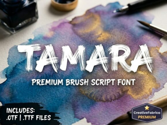 Tamara: A Stunning Decorative Display Font for Bold Campaigns
