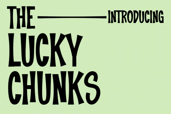 The Lucky Chunks: Elevate Brand Aesthetics with Elegant Script Typography