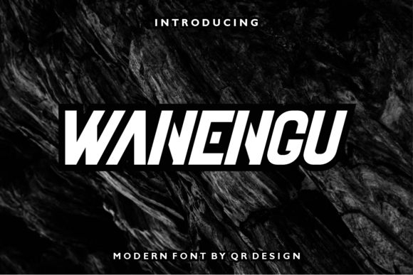 Wanengu: A Modern Sans Serif Font for Digital Branding