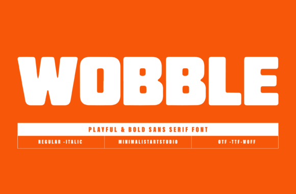 Wobble Font Review for Bold Craft Branding