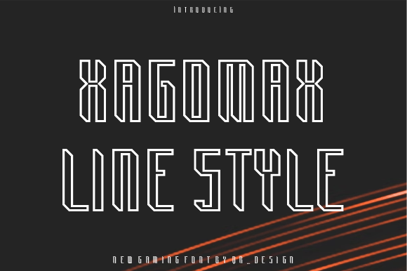 Xagomax: A Bold Sans Serif Font for Gaming and Brand Identity