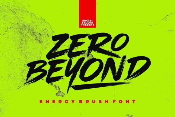 Zero Beyond: A Bold Script Handwritten Font for Editorial Design